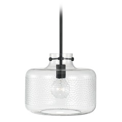 Brighton 11.50-Inch Pendant in Matte Black by HomePlace by Capital Lighting