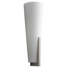 Songbird 17-Inch LED Wall Sconce in Satin Nickel by Oxygen Lighting