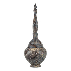 Currey and Company Marbleized Brown Box