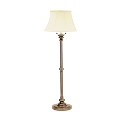 Newport Twin Pull Floor Lamp in Antique Brass by House of Troy Lighting