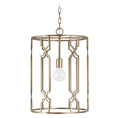 Jordyn 14-Inch Wide Pendant in Aged Brass by Capital Lighting