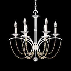 Priscilla White Chandelier by Schonbek Lighting