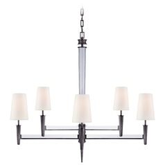 Thomas OBrien Lyra Chandelier in Bronze by Visual Comfort Signature