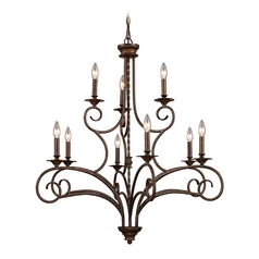 Chandelier in Antique Bronze Finish