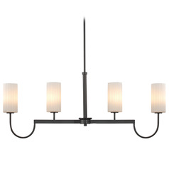 Maxim Lighting Town and Country Black Island Light with Cylindrical Shade
