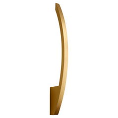 Bolo LED Wall Sconce in Aged Brass by Oxygen Lighting