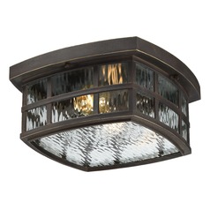 Stonington Palladian Bronze Flush Mount by Quoizel Lighting