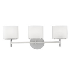 Trinity 3-Light Bath Light in Satin Nickel by Hudson Valley Lighting