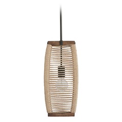 Jacob Grey Wash and Grey Iron Pendant by Capital Lighting