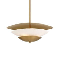 Solara 4-Light Pendant in Legacy Brass by Minka Lavery