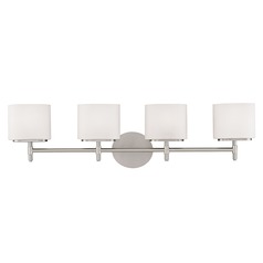 Trinity 4-Light Bath Light in Satin Nickel by Hudson Valley Lighting