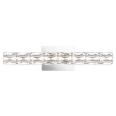 Luster Polished Chrome LED Bathroom Light by Quoizel Lighting