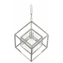 Kelly Wearstler Cubed Medium Pendant in Nickel by VC Signature