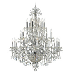 Crystorama Lighting Imperial Polished Chrome Crystal Chandelier