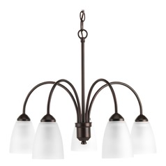 Gather Antique Bronze Chandelier by Progress Lighting