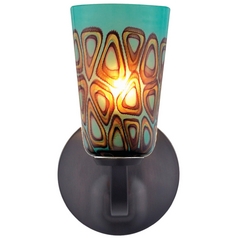 Carnivale Satin Nickel Sconce by Oggetti Lighting