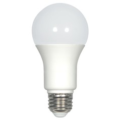 6W A19 LED 2700K 480 Lumens Medium Base 220-Degree 120V Dimmable by Satco Lighting