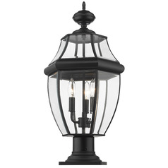 Westover Black Post Light by Z-Lite