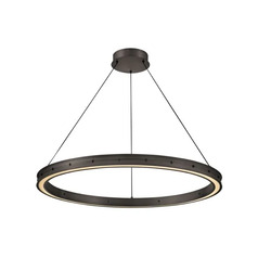 Fredrick Ramond Althea Satin Black LED Chandelier