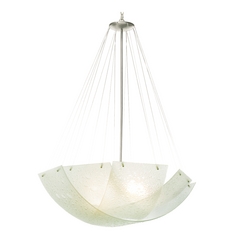 Cirrus Satin Nickel Pendant by Kalco Lighting