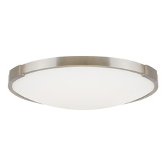 Sean Lavin Lance 13-Inch 277V 2700K LED Flush Mount in Nickel by VC Modern