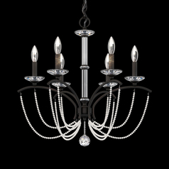 Priscilla Black Chandelier by Schonbek Lighting
