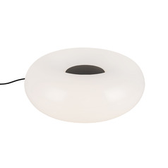 Kuzco Lighting Nimbus Black LED Table Lamp with Oblong Shade
