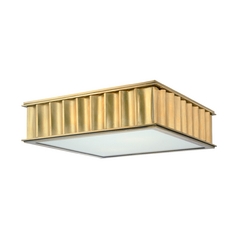 Middlebury Flush Mount in Aged Brass by Hudson Valley Lighting