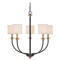 Audley Old Bronze 5-Light Chandelier by Quoizel Lighting