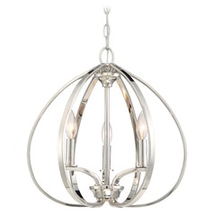 Tilbury Polished Nickel Chandelier by Minka Lavery