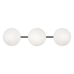Pearlesque Matte Black LED Sconce by Matteo Lighting