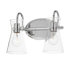 Ava Polished Chrome Bathroom Light by Maxim Lighting