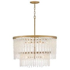 Fredrick Ramond Rubina Burnished Gold LED Chandelier