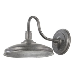 Harbison LED Textured Silver with Oxide Flecks LED Barn Light by Minka Lavery