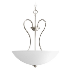 Heart Pendant in Brushed Nickel by Progress Lighting