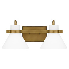 Regency Bathroom Light in Weathered Brass by Quoizel Lighting