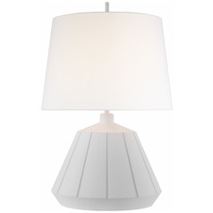 Thomas OBrien Frey Table Lamp in Plaster White by VC Signature