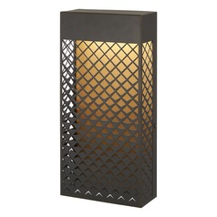 Guild Old Rubbed Bronze with Matte Gold LED Outdoor Wall Light by Minka Lavery