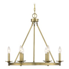Middleton Warm Brass Chandelier by Savoy House
