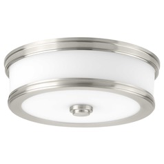 Bezel LED Brushed Nickel LED Flush Mount 3000K 659LM by Progress Lighting