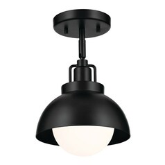 Niva Black Semi-Flush Mount Light by Kichler Lighting