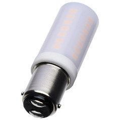5W T6 Double Contact Base 3000K Frosted LED Light Bulb by Satco