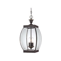 Oasis Outdoor Hanging Light in Medici Bronze by Quoizel Lighting
