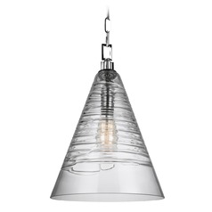 Elmore Pendant in Chrome by Visual Comfort Studio