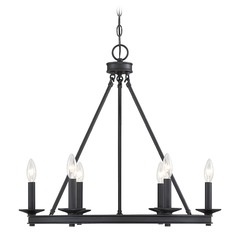 Middleton Matte Black Chandelier by Savoy House