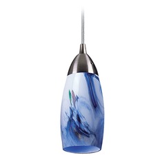 Milan Satin Nickel Mini-Pendant Light  - Includes Recessed Adapter Kit