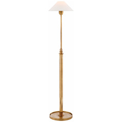 J. Randall Powers Hargett Floor Lamp in Antique Brass by VC Signature