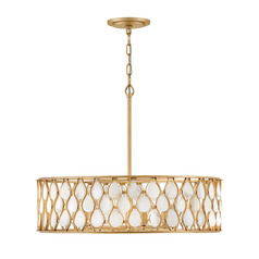 Estie 28-Inch Chandelier in Piastra Gold by Fredrick Ramond
