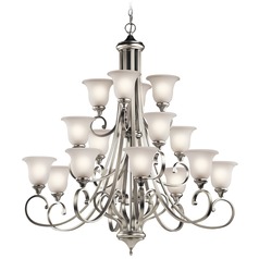 Monroe 48.25-Inch High Brushed Nickel Chandelier by Kichler Lighting