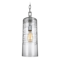 Elmore Mini Pendant in Chrome by Visual Comfort Studio